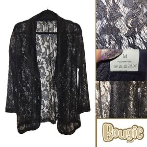 Black Lace Women's Robe